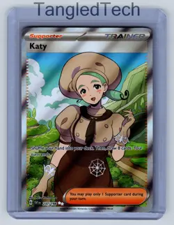 Pokemon Katy 237/198 Scarlet & Violet Base Set English Full Art Near Mint - Image 1
