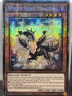 WHITE ROSE DRAGON MP25-EN038 Starlight Rare 1st Ed Yugioh - Image 1