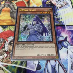 1x (M/NM) Denko Sekka MP25-EN136 Prismatic Secret Rare 1st Edition Yugioh - Image 1