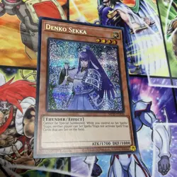 1x (M/NM) Denko Sekka MP25-EN136 Prismatic Secret Rare 1st Edition Yugioh - Image 2