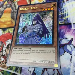 1x (M/NM) Denko Sekka MP25-EN136 Prismatic Secret Rare 1st Edition Yugioh - Image 3