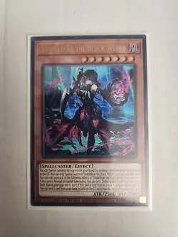 Yugioh Diabellstar The Black Witch 25LP-EN001 Emblazoned Ultra Rare Near Mint - Image 1