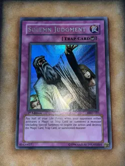 Yugioh Solemn Judgment MRD-127 Metal Raiders-1st Edition Mint Pack Fresh - Image 1