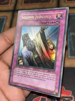 Yugioh Solemn Judgment MRD-127 Metal Raiders-1st Edition Mint Pack Fresh - Image 2