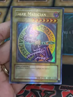 Yugioh Dark Magician SDY-006 FULL FOIL BLEED Unlimtied Holo Misprint - Image 1