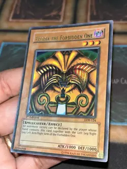 Yugioh Exodia the Forbidden One LOB-124 1st Ed Wavy Lower Name Error NA Print - Image 4