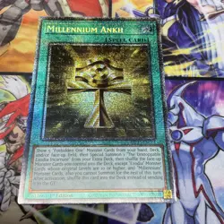 YUGIOH x1 MP25-EN011 MILLENNIUM ANKH - STARLIGHT RARE 1st EDITION - Image 1