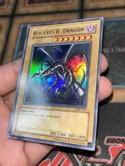 Red-Eyes B. Dragon LOB-070 Yugioh Glossy NA Unlimited Print - Image 3