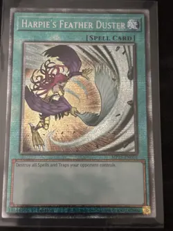 Yugioh Mega Pack 2025 - Harpies Feather Duster Starlight Rare 1st Edition - Image 1