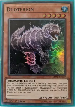 YuGiOh Duoterion Super Rare 1st Edition LEDU-EN037 - Image 1