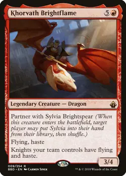 Khorvath Brightflame Battlebond NM Red Rare MAGIC THE GATHERING CARD ABUGames - Image 1