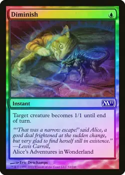 Diminish FOIL Magic 2011 / M11 PLD Blue Common MAGIC GATHERING CARD ABUGames - Image 1