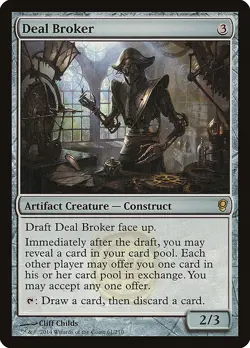 Deal Broker Conspiracy NM Artifact Rare MAGIC THE GATHERING MTG CARD ABUGames - Image 1