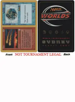 Fire and Ice (Brian Kibler - 2002) World Championship NM Uncommon CARD ABUGames - Image 1