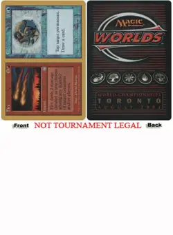 Fire and Ice (Jan Tomcani - 2001) World Championship NM Uncommon CARD ABUGames - Image 1