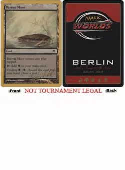 Barren Moor (Peer Kroger - 2003) World Championship NM Land Common CARD ABUGames - Image 1