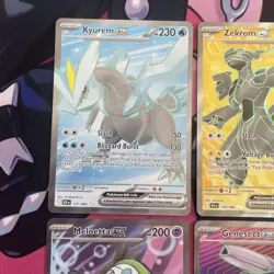 Pokemon TCG | Scarlet & Violet Black Bolt Full Art SR X4 Card Bundle - Image 2