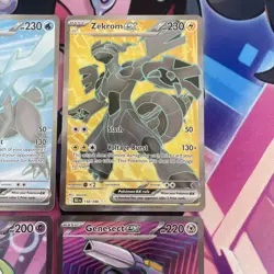 Pokemon TCG | Scarlet & Violet Black Bolt Full Art SR X4 Card Bundle - Image 3