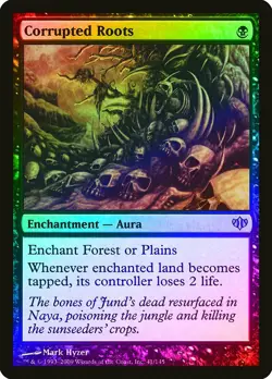 Corrupted Roots FOIL Conflux PLD Black Uncommon MAGIC GATHERING CARD ABUGames - Image 1
