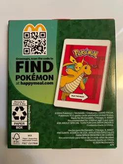 Pokemon Card Mcdonalds Booster Pack 2024 #10 Hydreigon Sticker Activity UNOPENED - Image 2