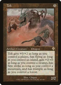 Tek Invasion PLD Artifact Rare MAGIC THE GATHERING MTG CARD ABUGames - Image 1
