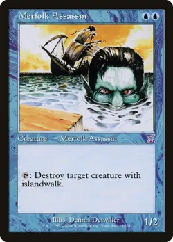 Merfolk Assassin Time Spiral - Timeshifted NM Blue Special MAGIC CARD ABUGames - Image 1