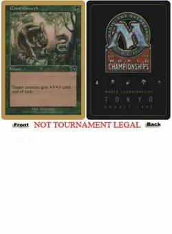 Giant Growth (Matt Linde - 1999) World Championship PLD Common CARD ABUGames - Image 1