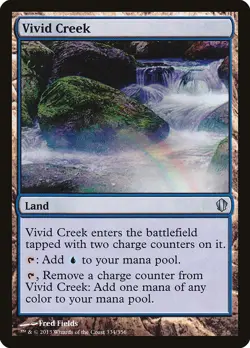 Vivid Creek Commander 2013 NM Land Uncommon MAGIC THE GATHERING CARD ABUGames - Image 1