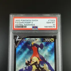 PSA 10 Garchomp V TG23/TG30 Pokemon Astral Radiance Holo Graded Card - Image 2