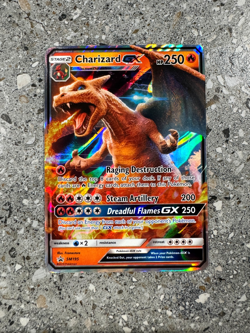 Pokemon TCG Cards Charizard GX SM195 Black Star Promo Holo NM-M (Standard Size) - Image 1