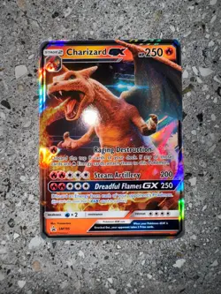 Pokemon TCG Cards Charizard GX SM195 Black Star Promo Holo NM-M (Standard Size) - Image 3