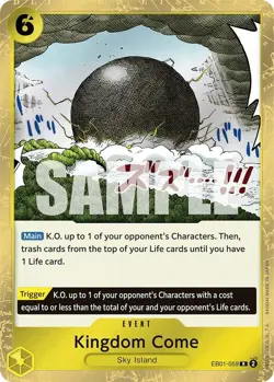 EB01-059 Kingdom Come English R One Piece TCG Card Game - Image 2