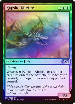 Kapsho Kitefins FOIL Magic 2015 / M15 PLD Blue Uncommon MAGIC CARD ABUGames - Image 1