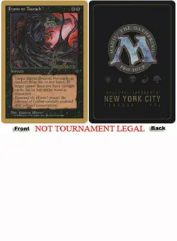 Hymn to Tourach (C - George Baxter - 1996) World Championship NM CARD ABUGames - Image 1
