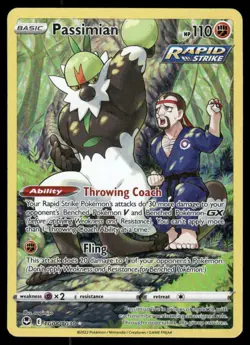Pokemon Cards Passimian TG08/TG30 Silver Tempest Trainer Gallery Holo NM *4 - Image 1