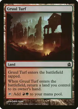 Gruul Turf Commander NM Land Common MAGIC THE GATHERING MTG CARD ABUGames - Image 1