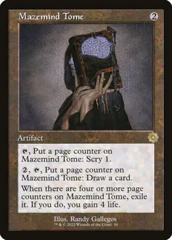 [MTG] Mazemind Tome (Retro Frame) (030) (BRR) NM - Image 1