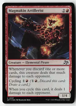 Magmakin Artillerist #137 (Foil) (NM) Aetherdrift DFT Magic MTG - Image 1