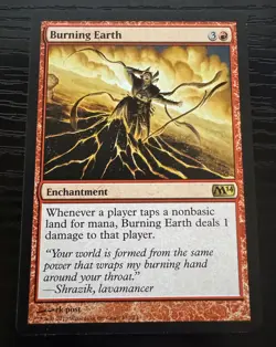 Burning Earth - M14 2014 Magic the Gathering MTG - Image 1