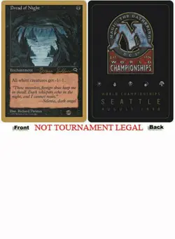 Dread of Night (Sideboard - Brian Seldon - 1998) World Championship NM ABUGames - Image 1