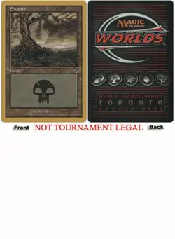Swamp (Invasion 339 - Tom van de Logt - 2001) World Championship HEAVILY PLD - Image 1