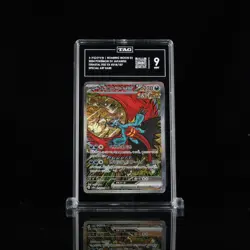 Pokemon Roaring Moon ex 218/187 Terastal Fest Special Art Rare Holo TAG 9 Japan - Image 1