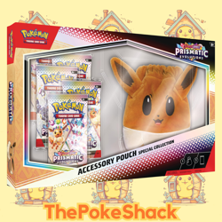 ✨Prismatic Evolutions Accessory Pouch Collection *SEALED* Pokemon ✨ - Image 1