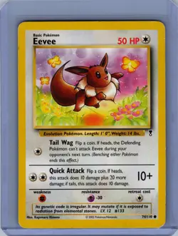 Pokemon Legendary Collection #074/110 Eevee Lightly played - Image 1