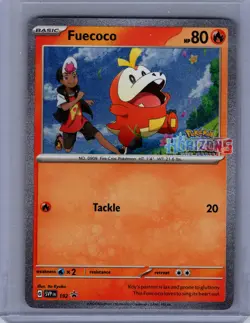 Pokemon HORIZONS PROMO #192 Fuecoco (STAMPED) Near Mint or Better - Image 1