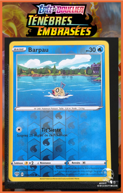 Carte Pokemon Barpau 038/189 Reverse EB03 Tenebres Embrasees FR - Image 1