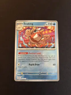 021/131 Seaking Poke Ball Holo Pokemon TCG Prismatic Evolutions - Image 1