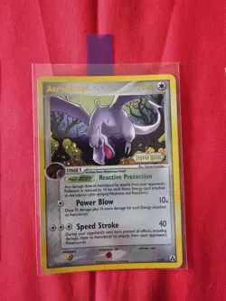 AERODACTYL 1/92 HOLO STAMPED LEGEND MAKER CARTA POKEMON ENG INGLESE - Image 1