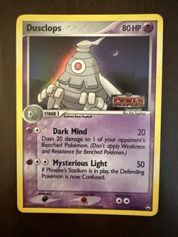 Dusclops Holo Pokemon Card 14/108 Rare, NM, Stamped Ex Power Keepers - Image 1