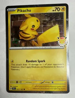 Pikachu Pokemon Day 2026 051/162 - 30th Anniversary Promo - Pokemon TCG - Image 1